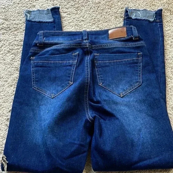 Distressed floral design Boom Boom jeans size 3 - Picture 6 of 6